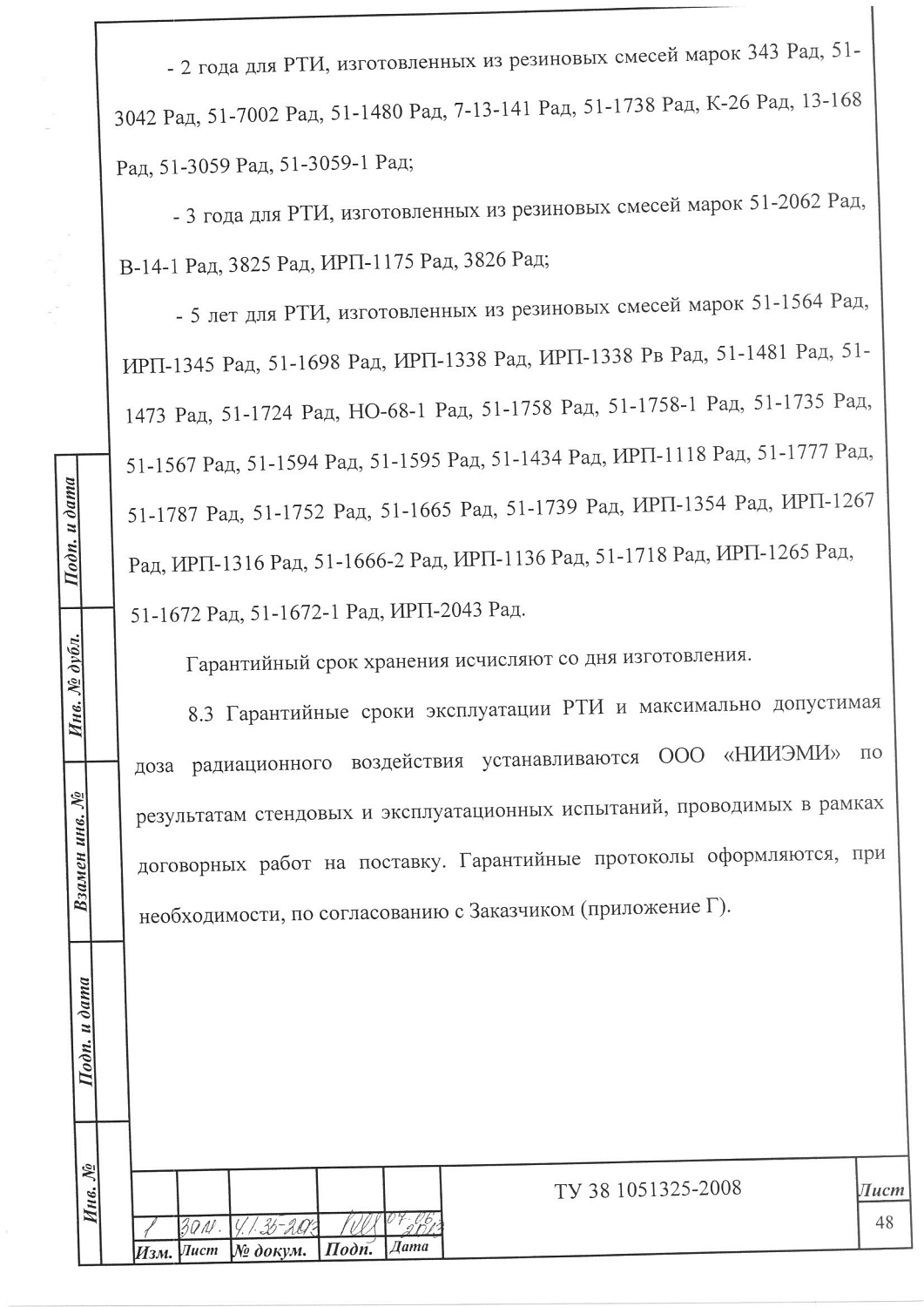 ТУ 38 1051325-2008